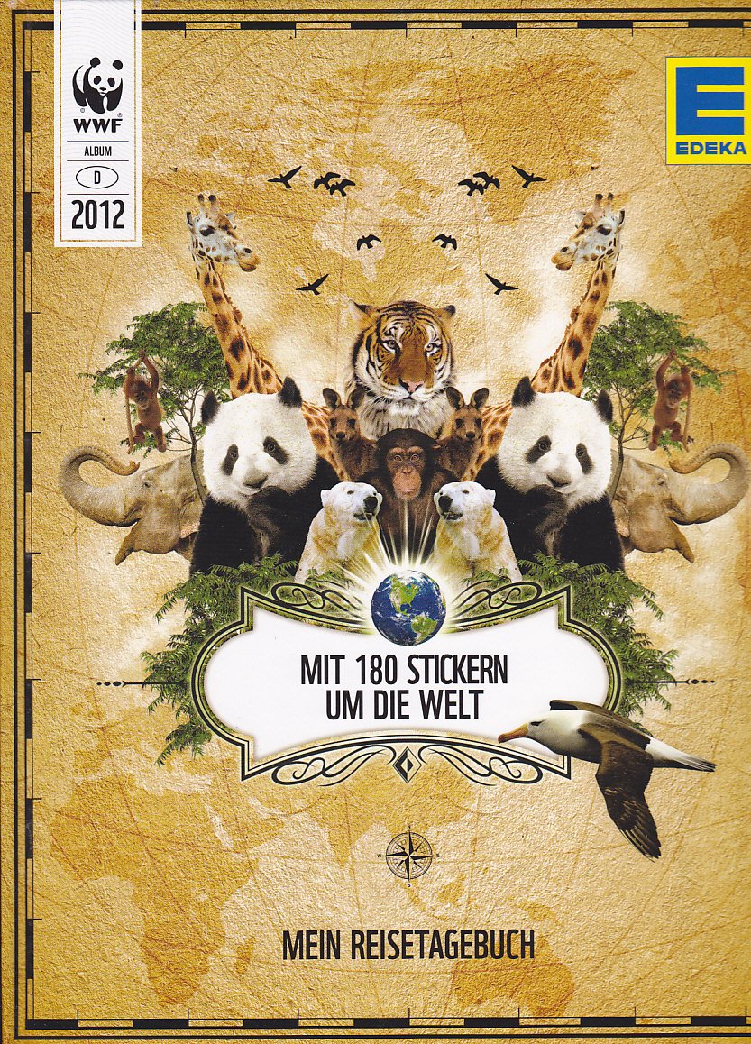 WWF Album EDEKA 2012 - Mein Reisetagebuch (Mit 180 Stickern um die Welt), gebraucht - wie neu Books
