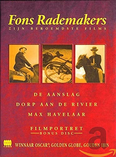 Fons Rademakers Collection (3 Films) - 4-DVD Box Set ( De aanslag / Dorp aan de rivier / Max Havelaar of de koffieveilingen der Nederlandsche handelsmaatschappij ) Movies