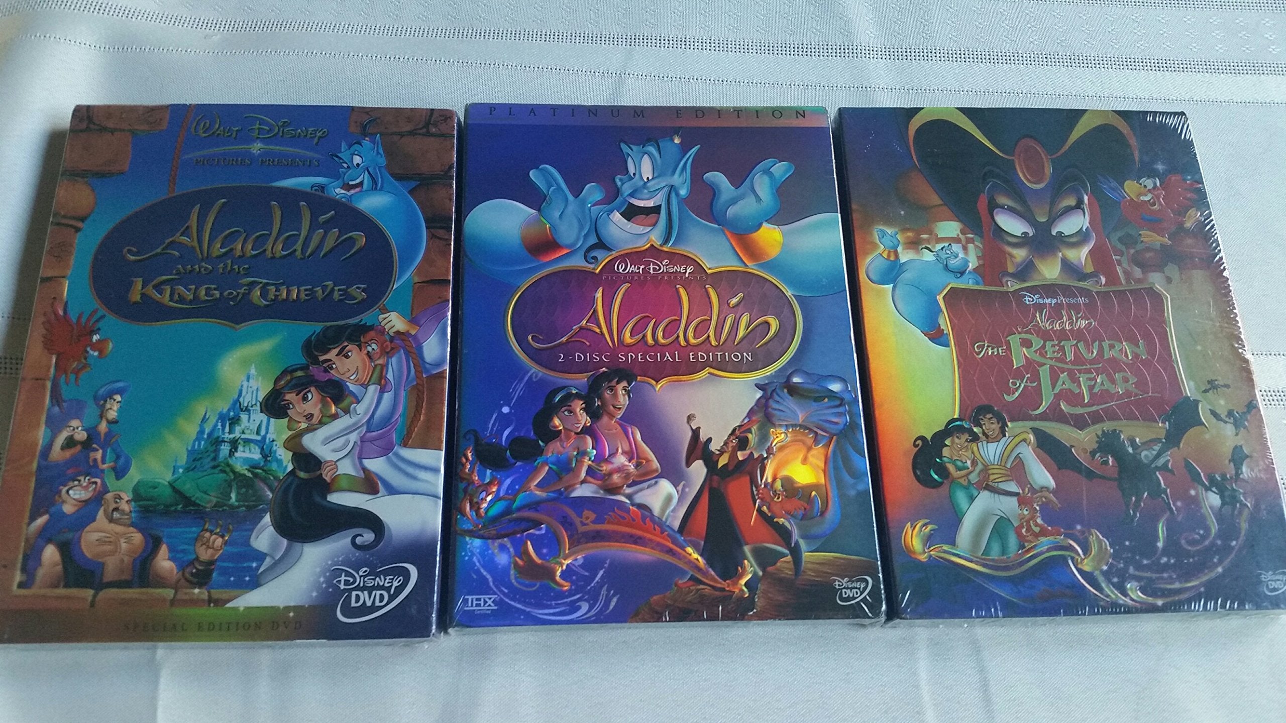 Trilogie Aladdin : Aladdin / Le Retour de Jafar / Aladdin et le roi des voleurs - Coffret Prestige 3 DVD Films