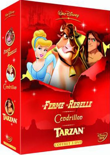 Cendrillon / La Ferme se rebelle / Tarzan - Coffret 3 DVD dvd
