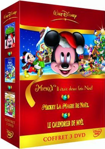 Coffret Mickey 3 DVD : Il était deux fois Noël / La magie de Noël / Le Calendrier de Noël Movies