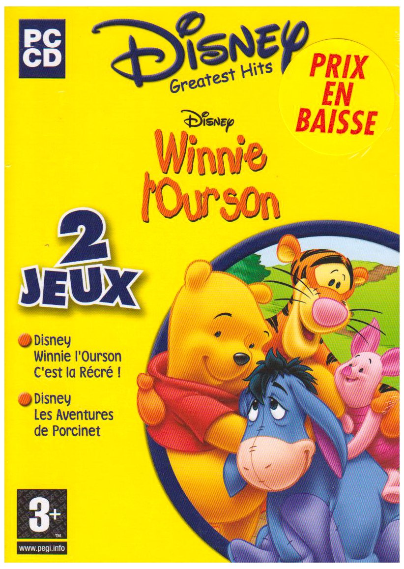 Disney Winnie l'Ourson - Pack 2 jeux game