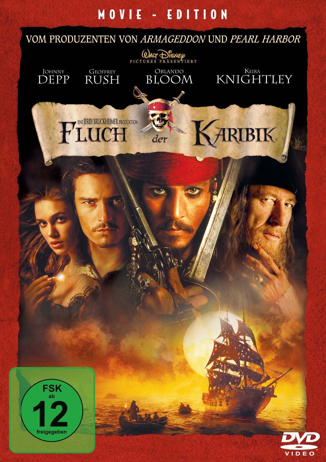 Fluch der Karibik,1 DVD (Movie Edition): Für Hörgeschädigte geeignet.USA Movies