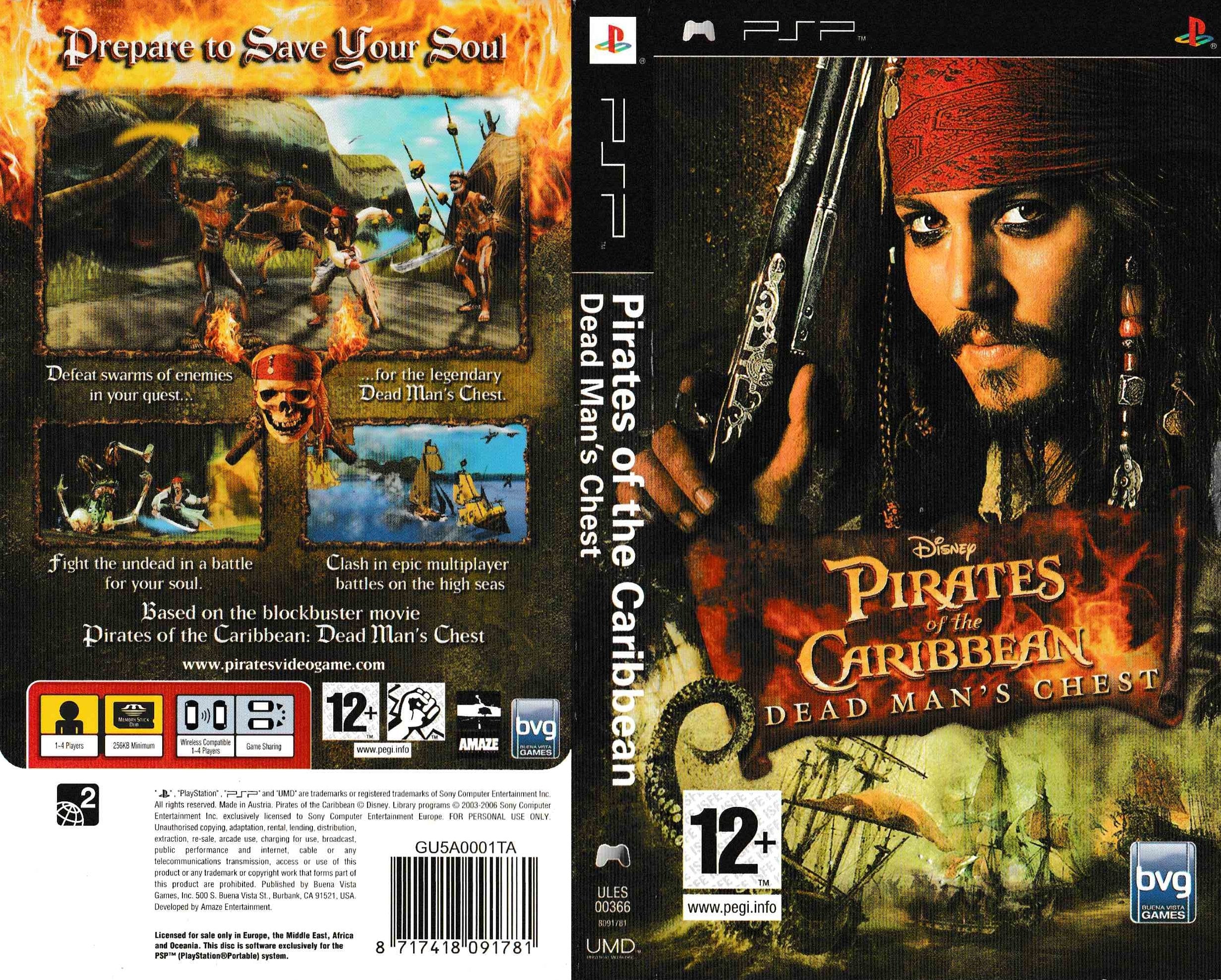 Pirates of the Caribbean: Dead Man's Chest Older Consoles