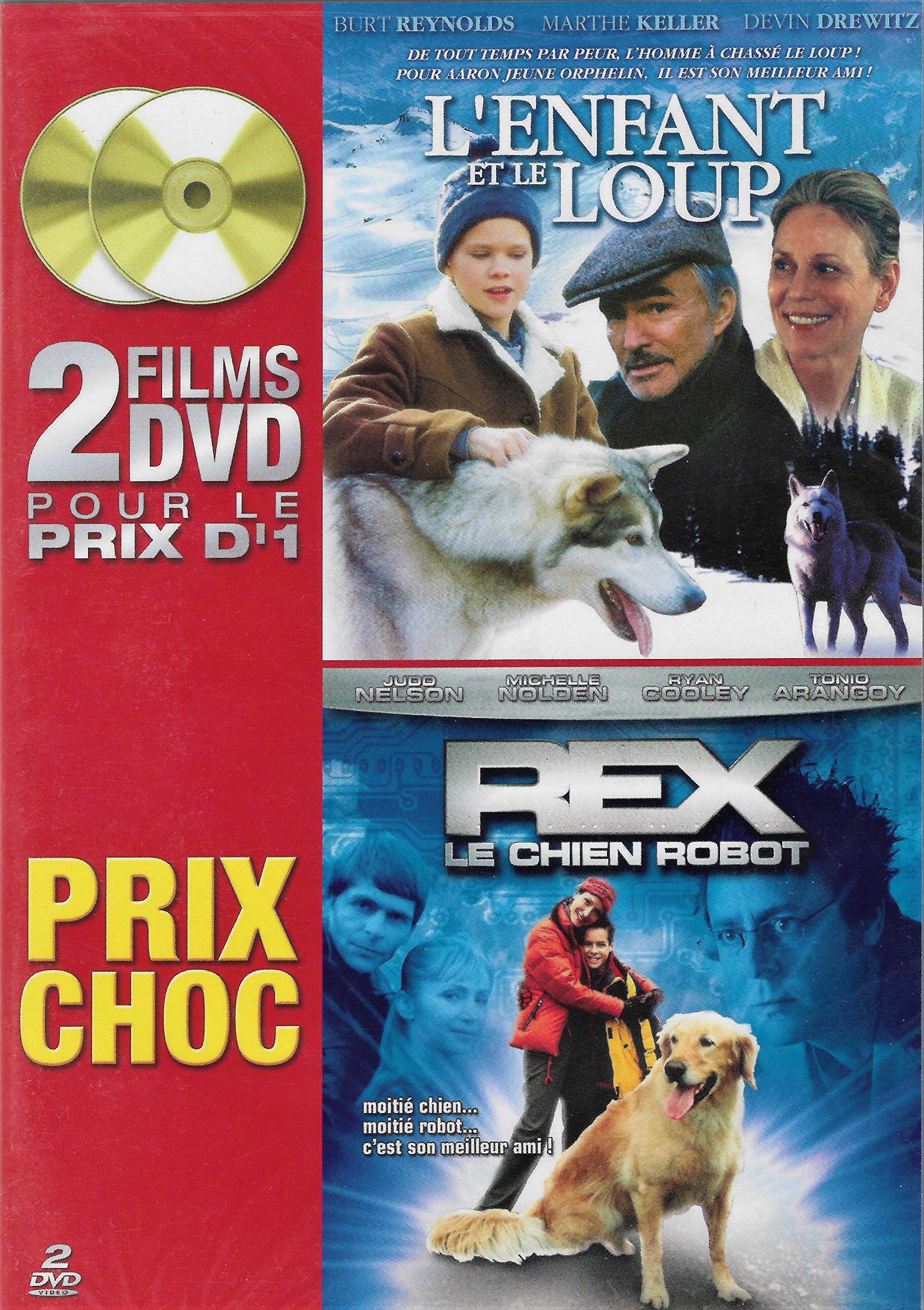 Rex, le cyber chien / L'enfant et le loup - Bipack 2 DVD Films