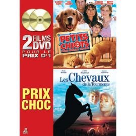 Petits chiots pour grande famille / Les chevaux de la tourmente - Bipack 2 DVD Films