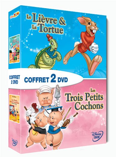 Contes et légendes, Vol.3 : Les 3 petits cochons / Le Lièvre et la tortue - Coffret 2 DVD Films