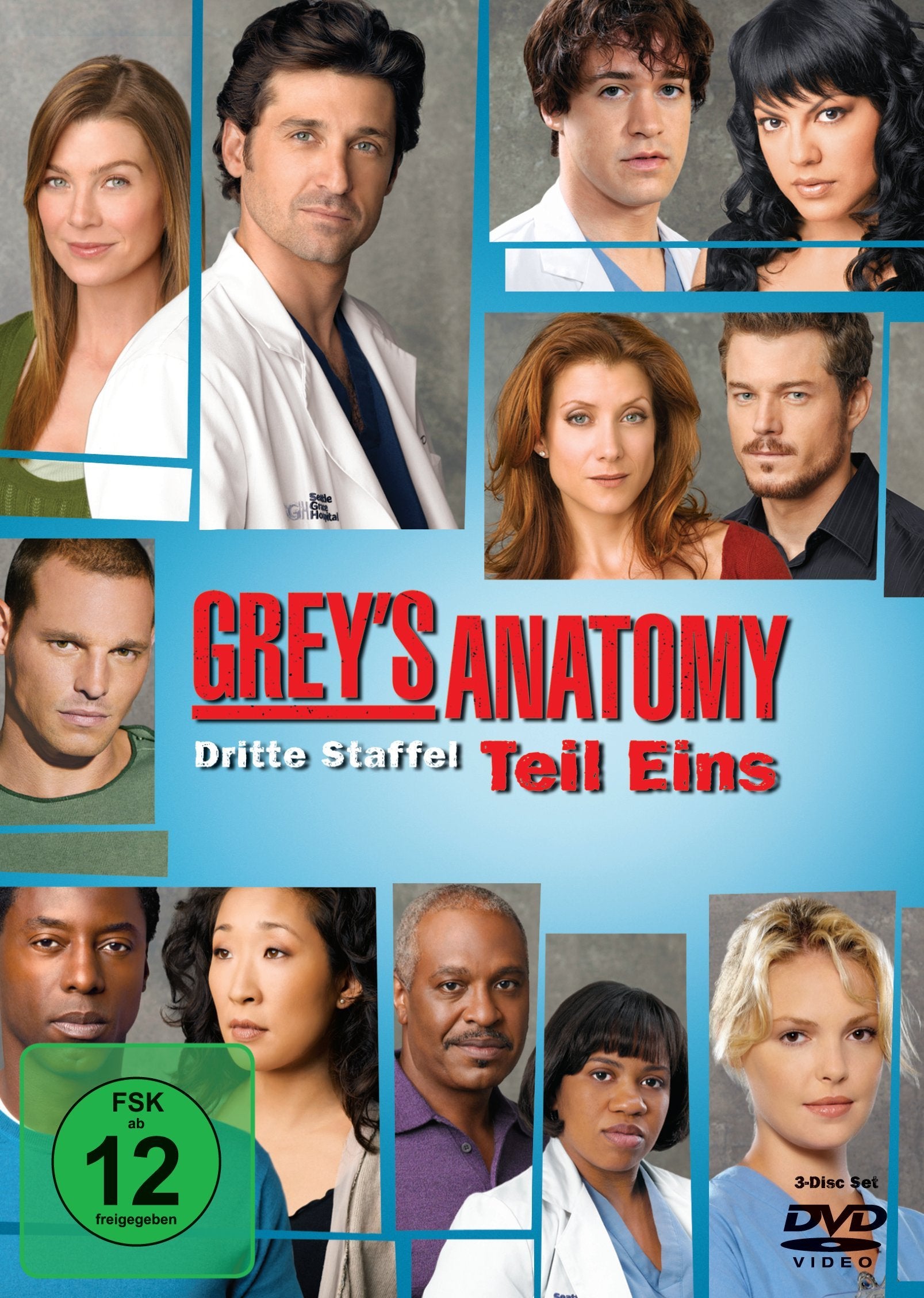 Grey's Anatomy - Die jungen Ärzte - Dritte Staffel, Teil 1 (3 DVDs) Box sets