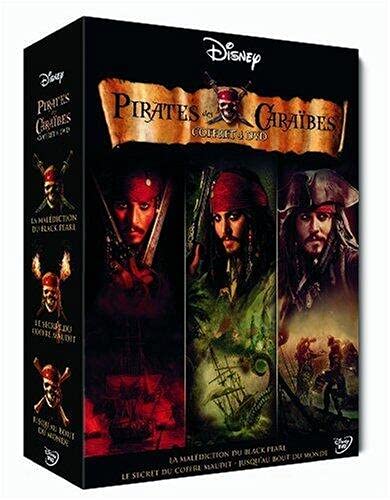 Coffret collector 4 DVD Pirates des Caraïbes 1, 2 et 3 Films