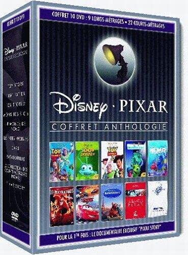 Coffret collect 10 DVD Anthologie Pixar : 8 longs-metrages + 22 courts-metrages - Edition limitée Films