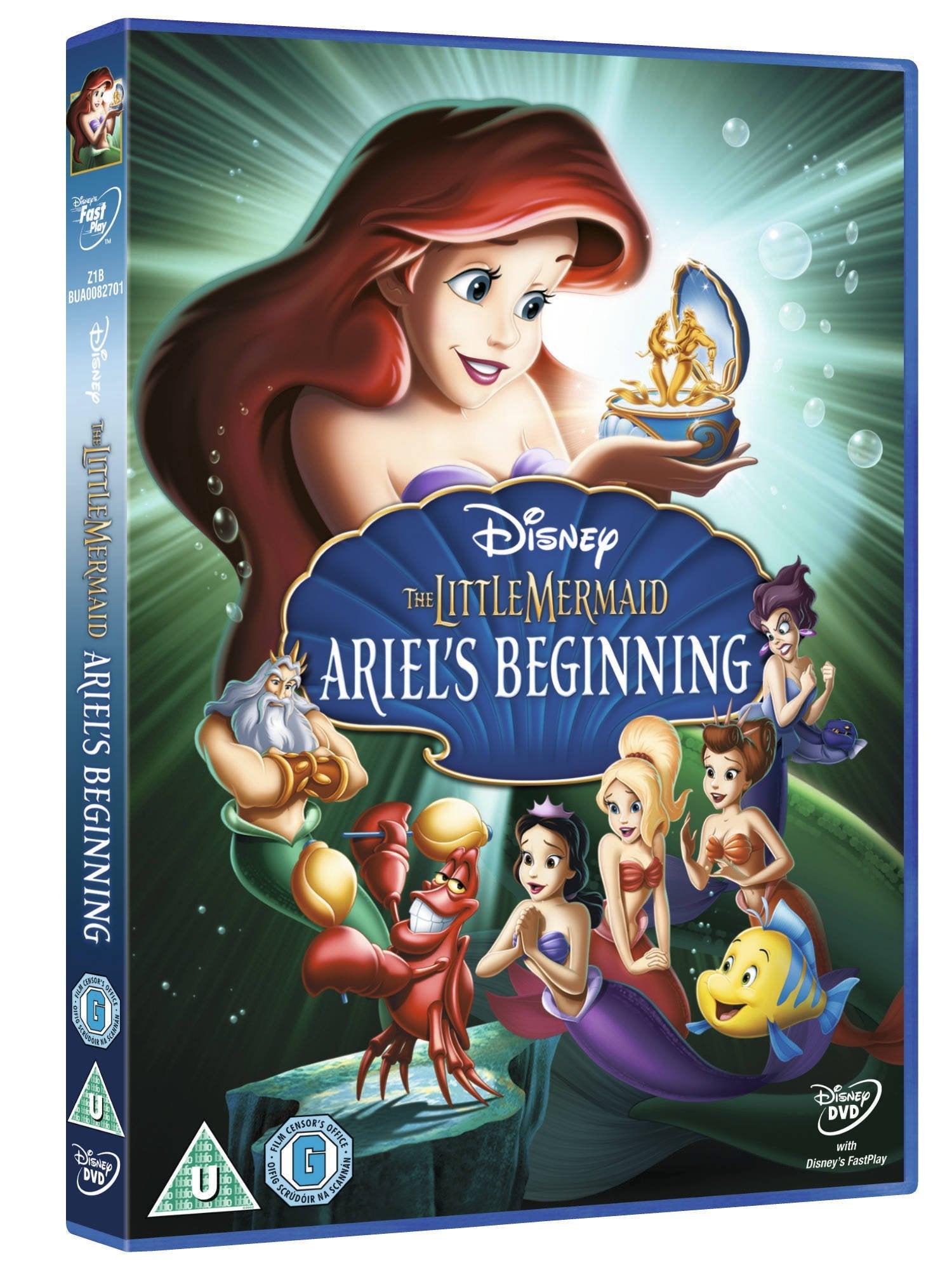Little Mermaid Arial's Beginning DVD Ret Films