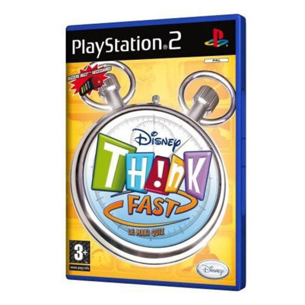 Disney Think Fast Le Maxi Quizz : Playstation 2 , FR PlayStation 2