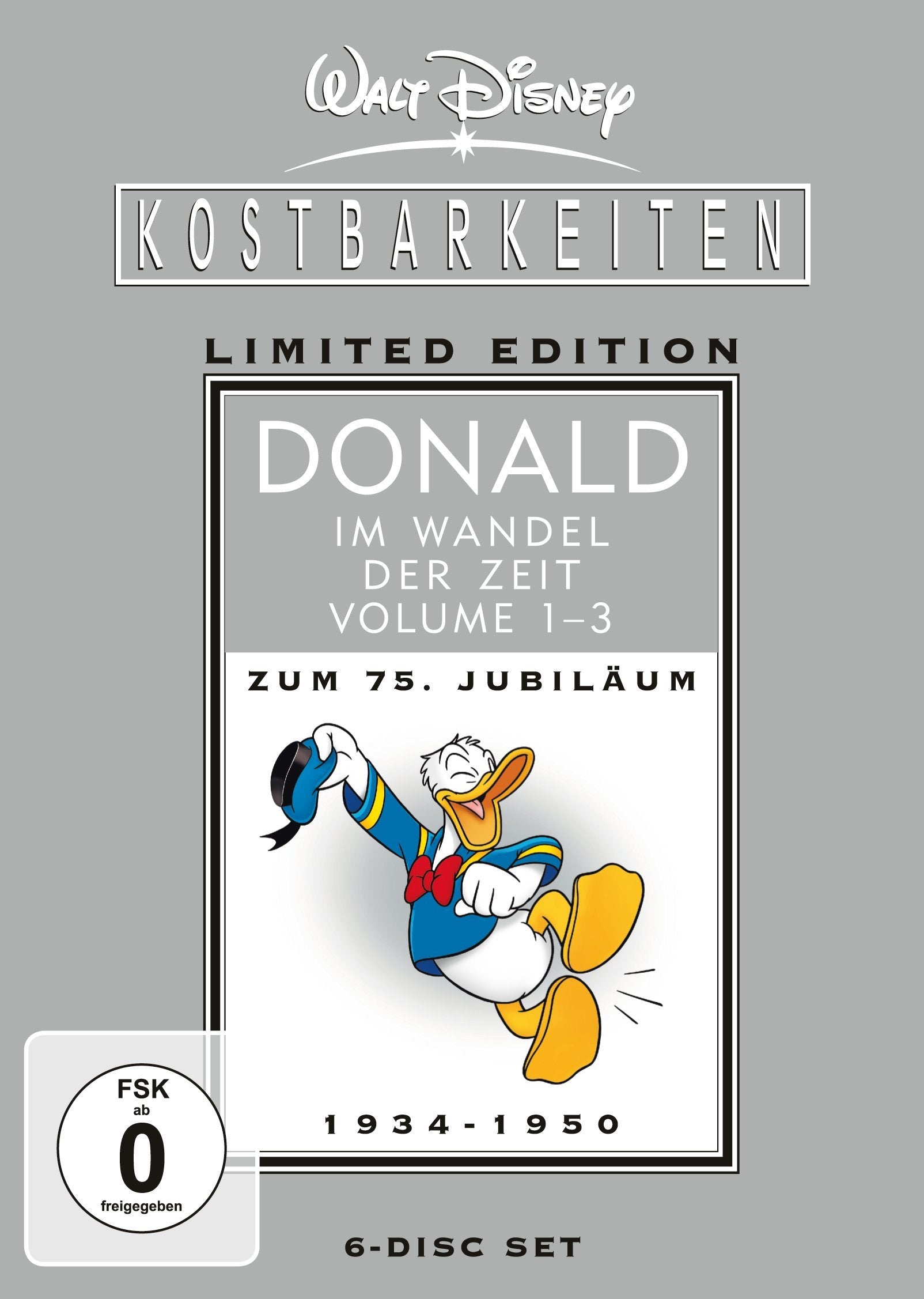 Walt Disney Kostbarkeiten - Donald Im Wandel der Zeit: 1934-1950, Volume 1-3 (Limited Edition, 6 DVDs) Movies