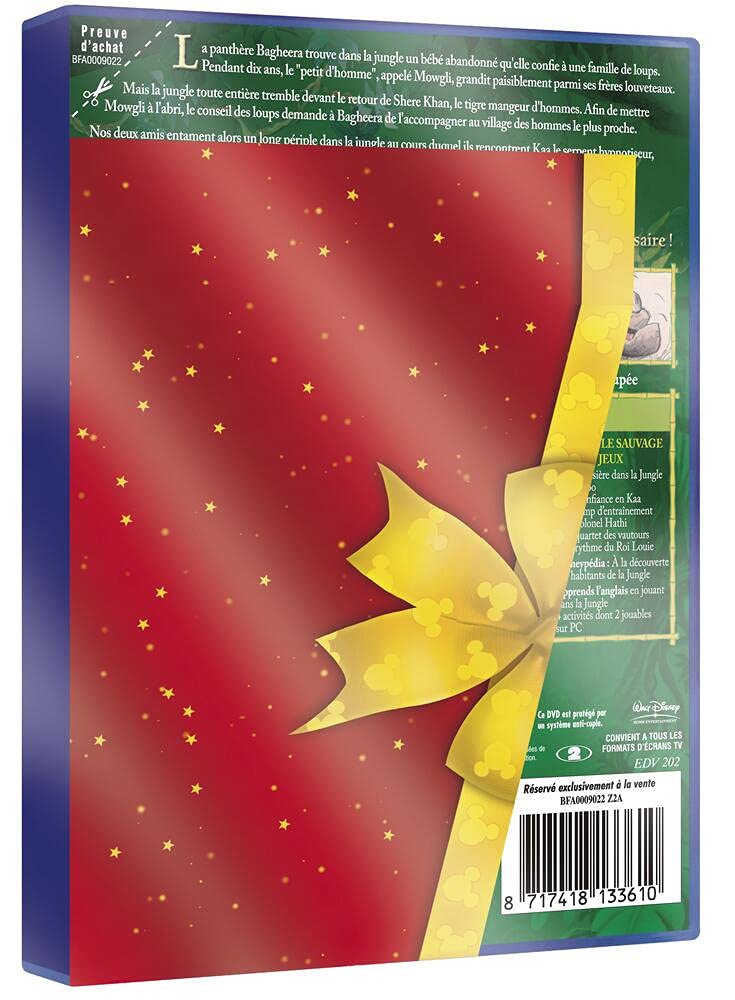Le Livre de la Jungle dvd