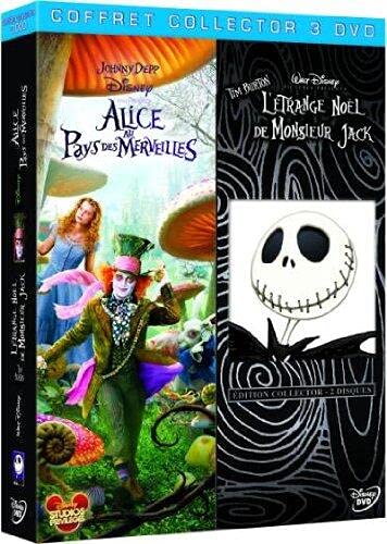 Coffret 2 films : alice aux pays des merveilles ; l'étrange noël de mr. jack Films