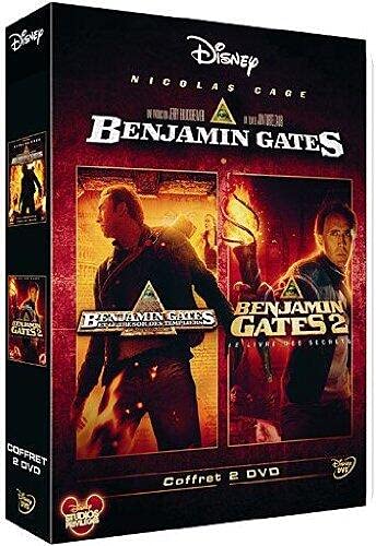 Benjamin Gates et le trésor des templiers + Benjamin Gates 2 : le livre des secrets - coffret 2 DVD dvd