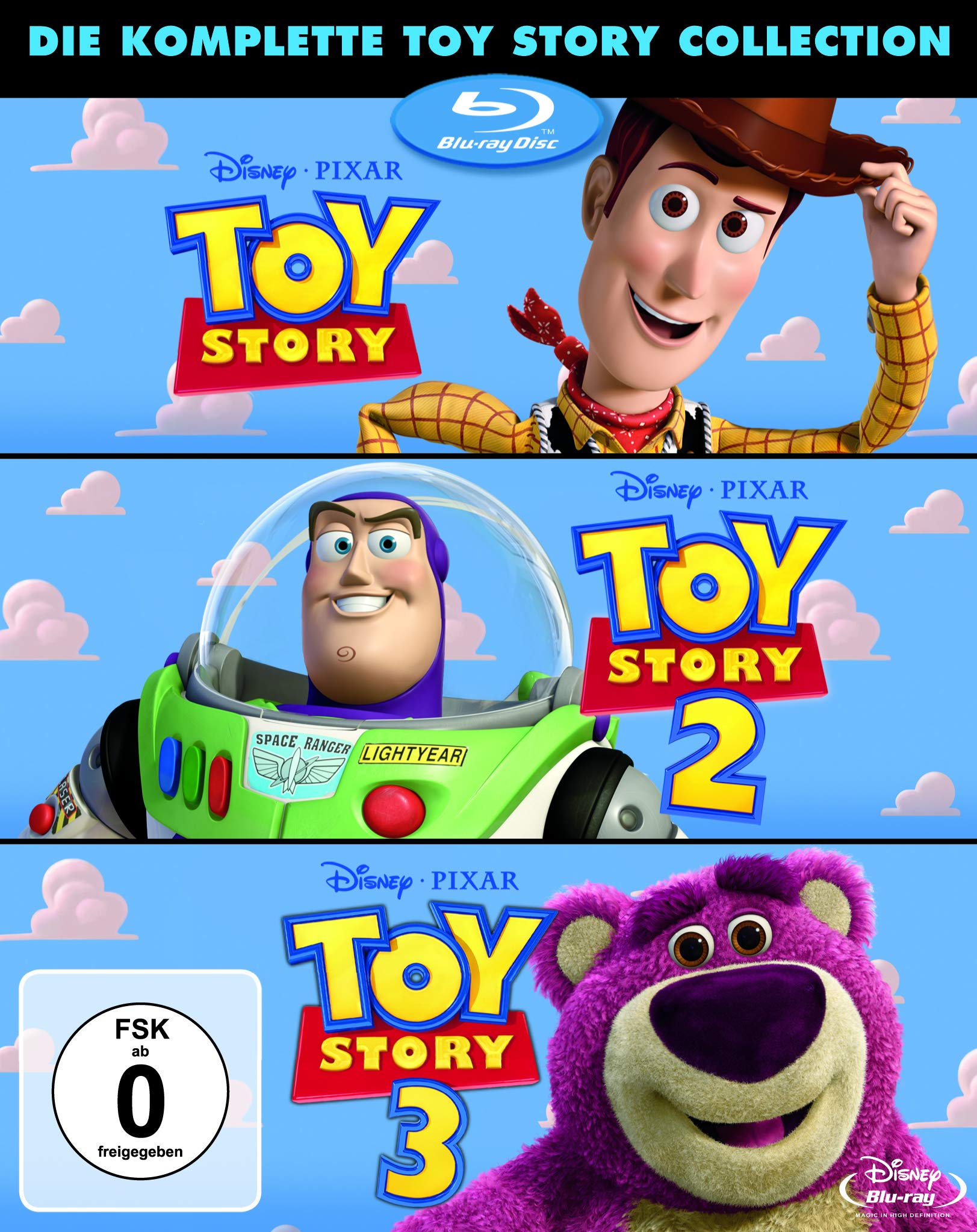 Toy Story 1 - 3 Films