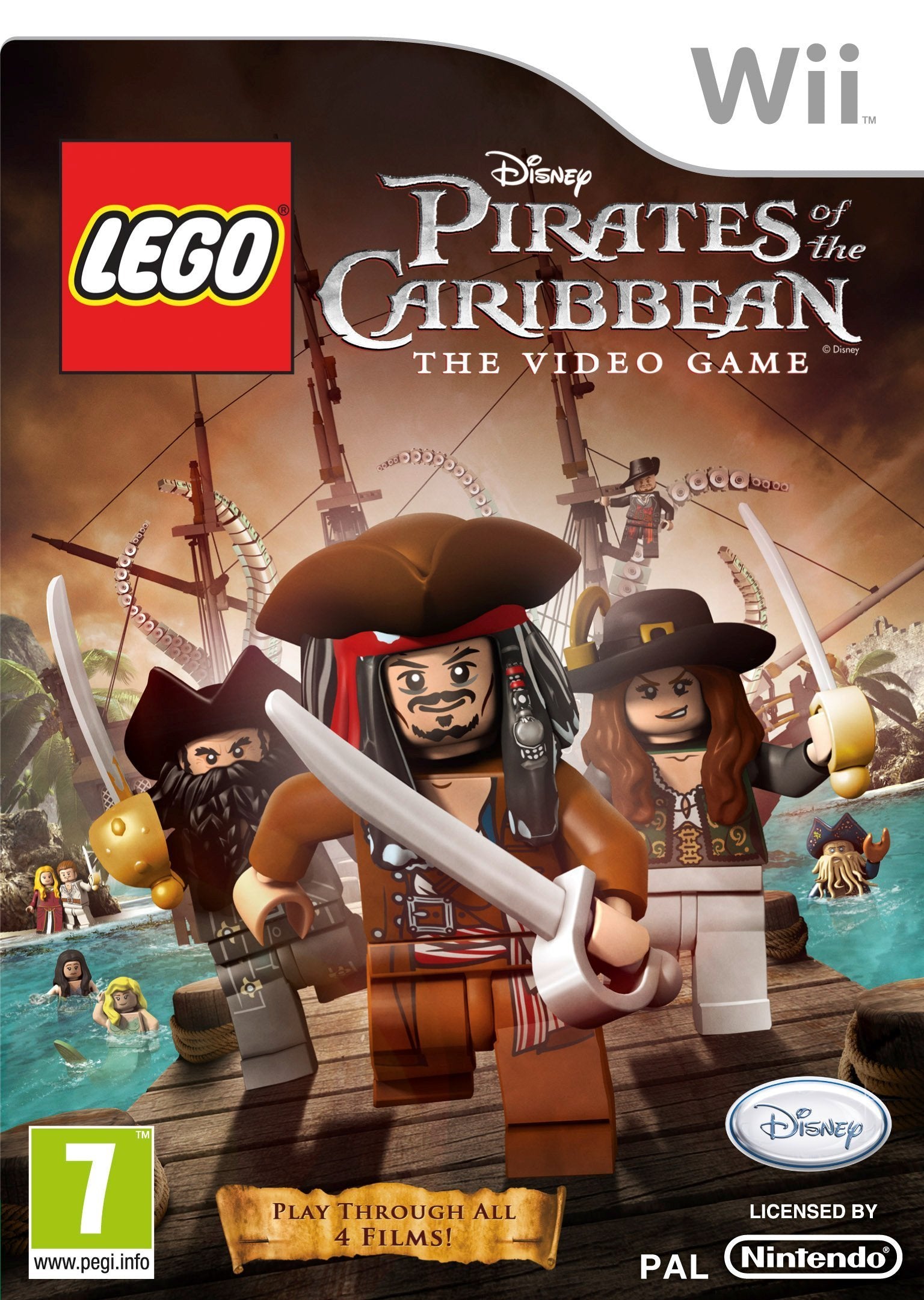 Lego Pirates of the Caribbean (Nintendo Wii) Wii