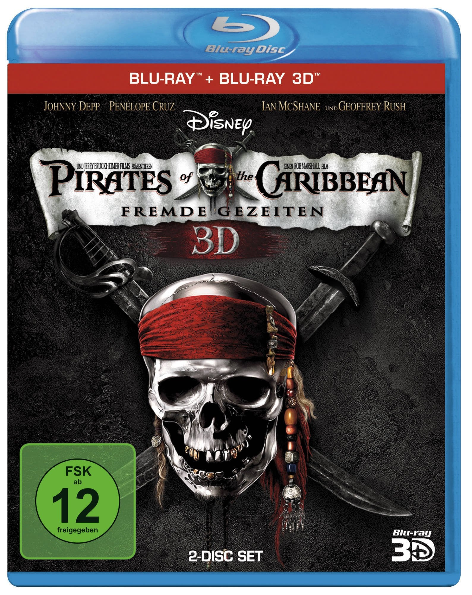 Pirates of the Caribbean - Fremde Gezeiten 3D dvd