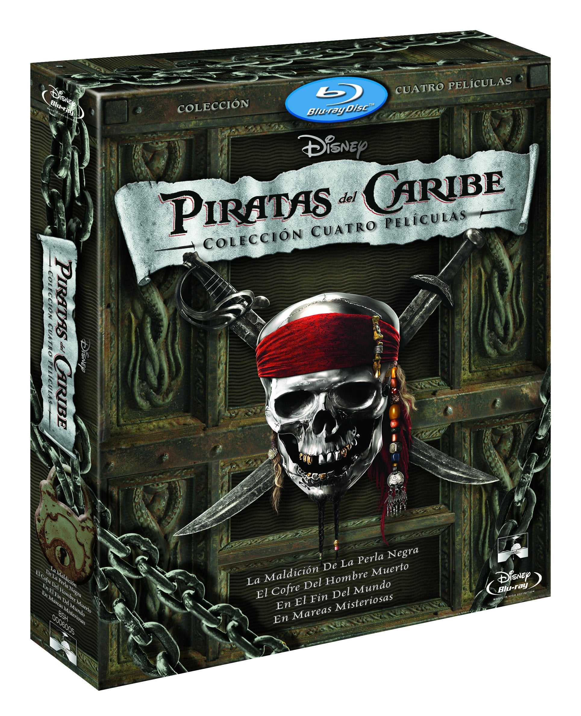 PIRATAS DEL CARIBE 1-4 + BONUS Films