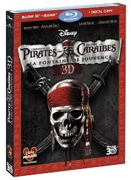 Pirates des Caraibes - La fontaine de Jouvence Bluray 3D Films