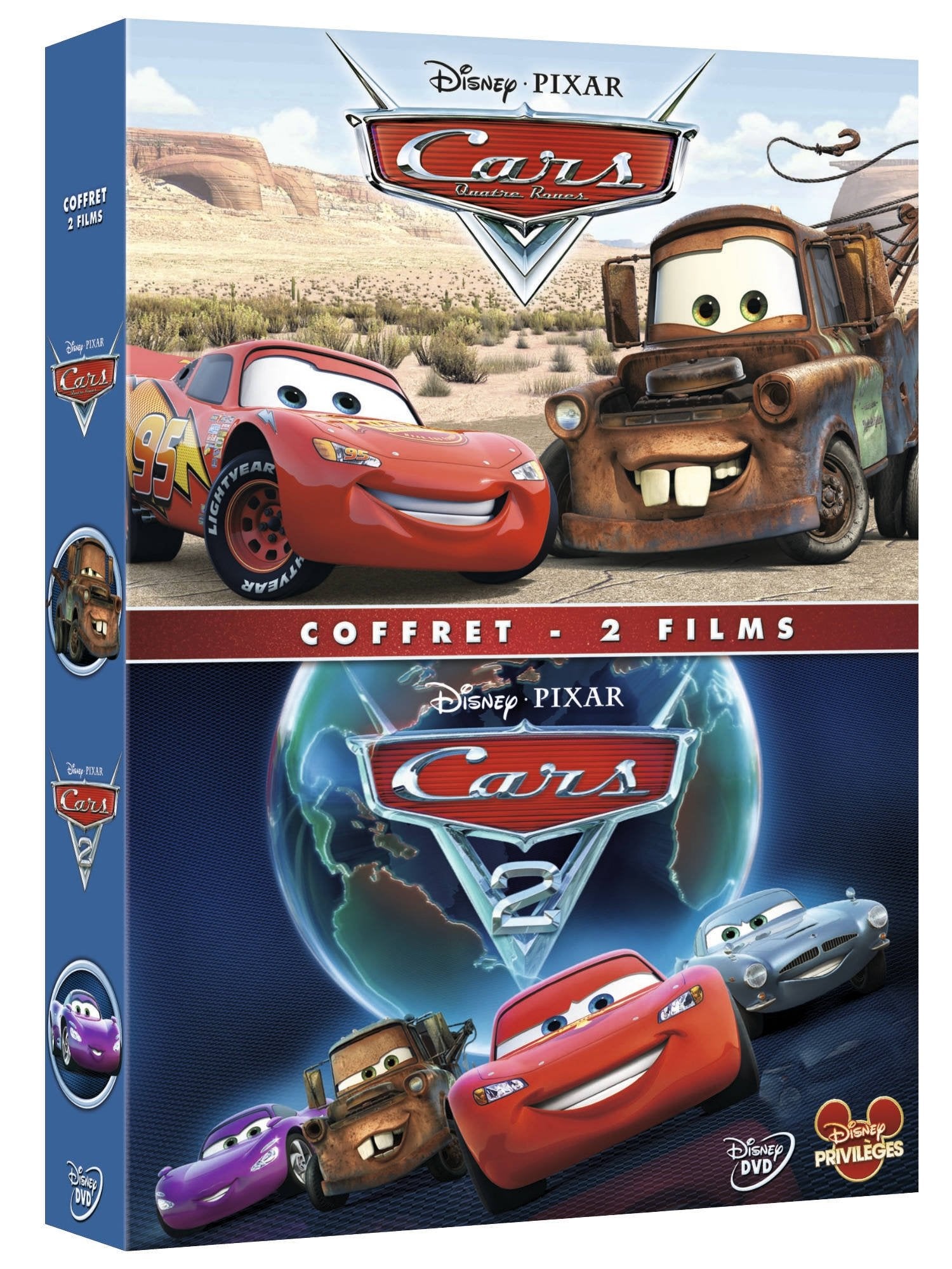 Coffret cars + cars 2 Films