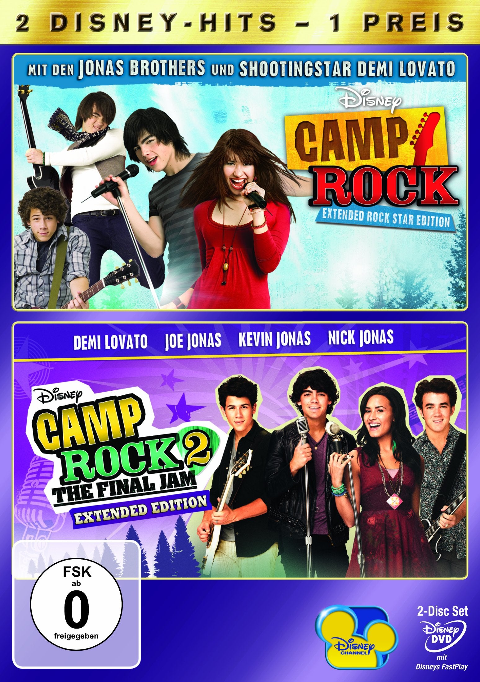 Camp Rock / Camp Rock 2 Movies