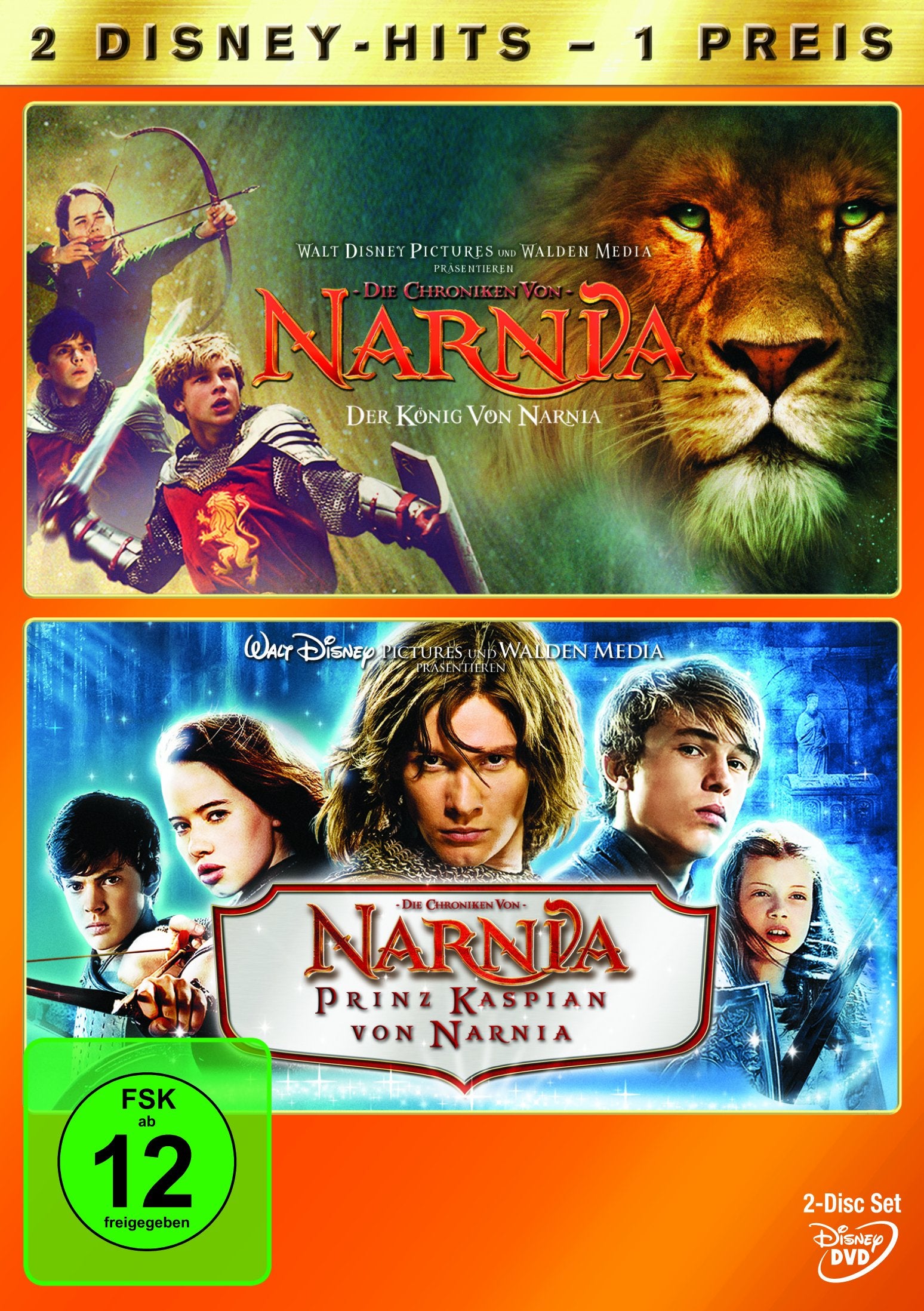 Die Chroniken von Narnia 1+2 - Der König von Narnia/Prinz Kaspian von Narnia Movies