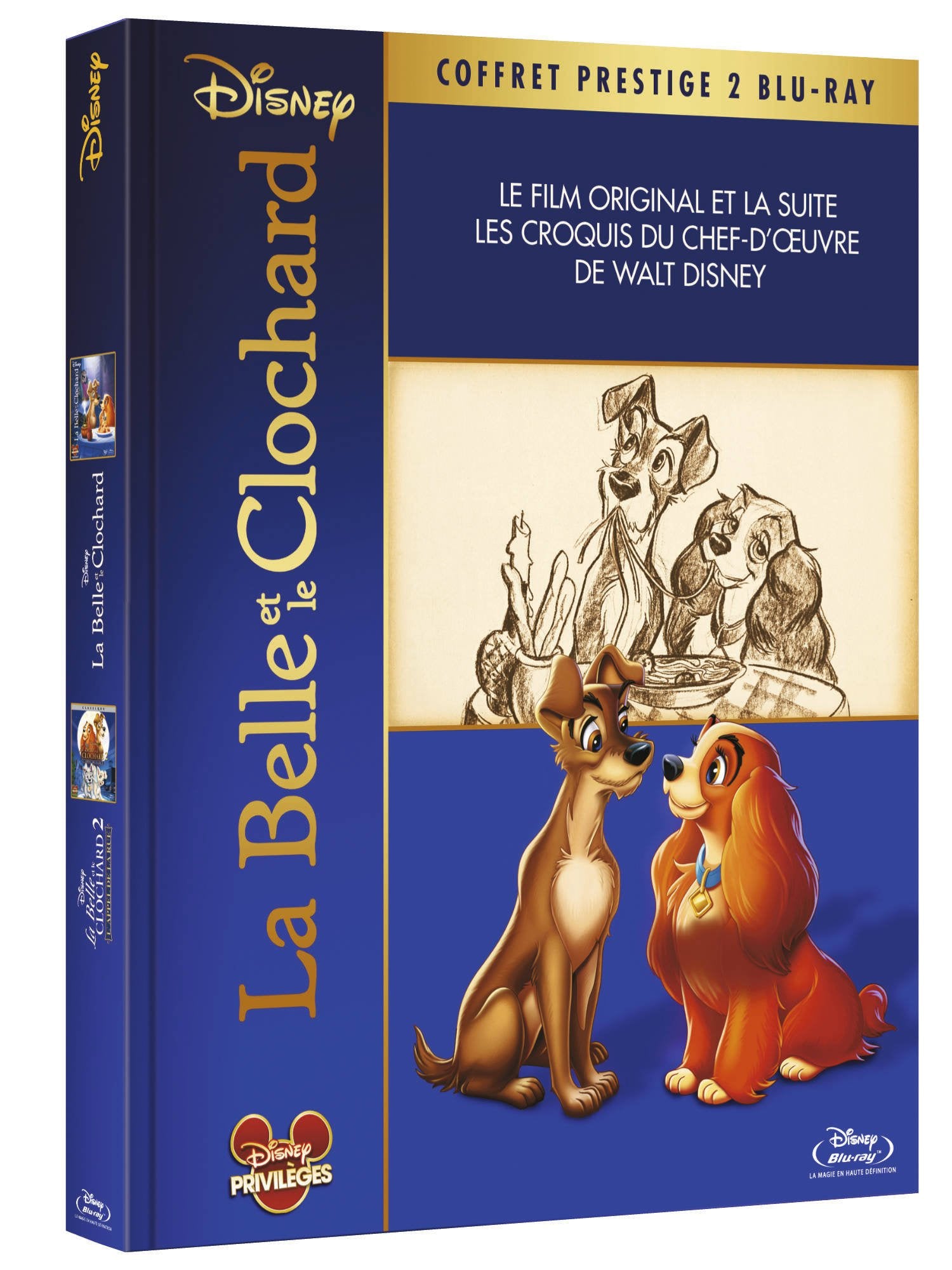 Coffret la belle et le clochard 1 et 2 Films