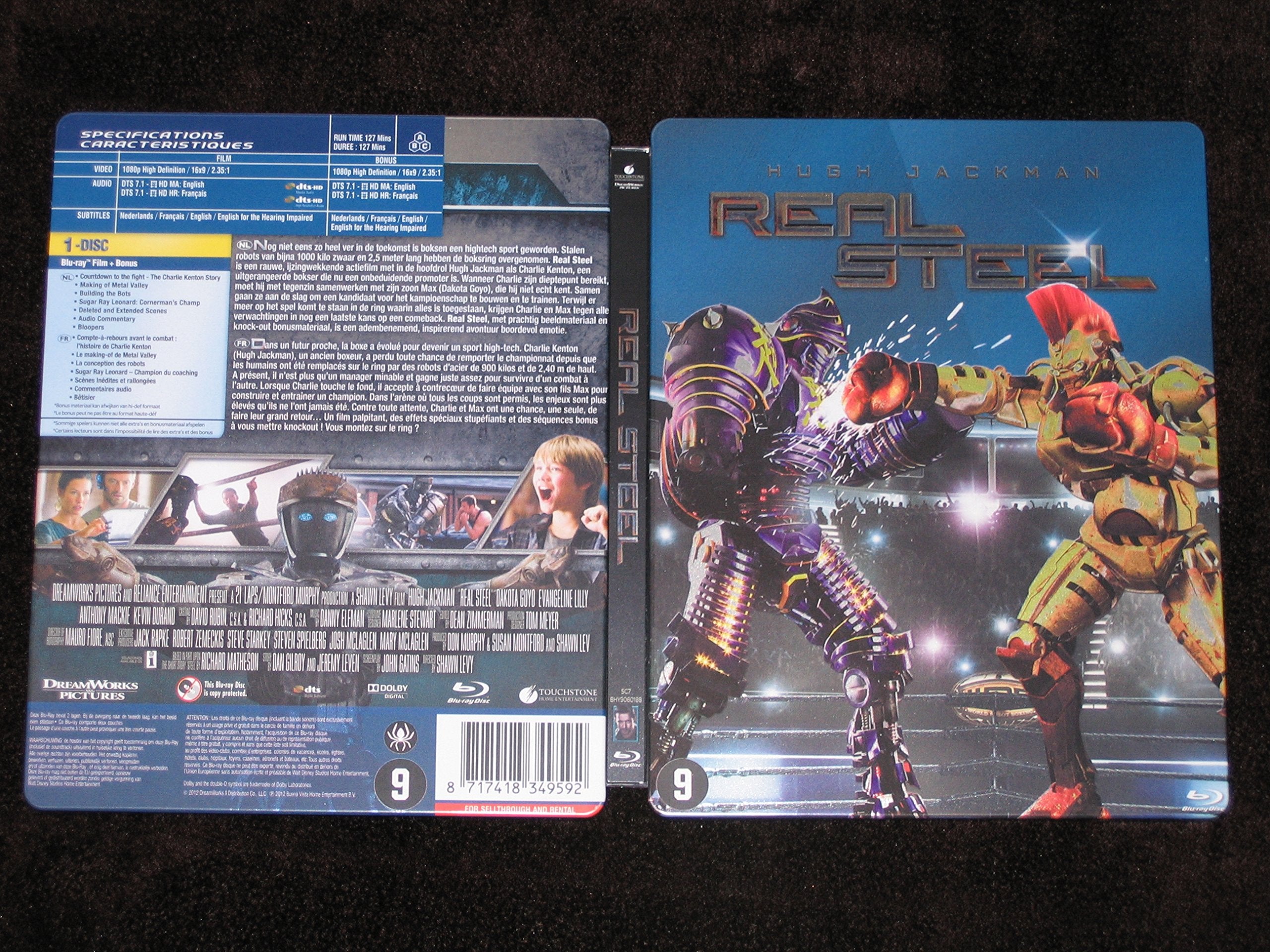 Real Steel - Steelbook (NL Import ohne dt. Ton) Blu-ray Films