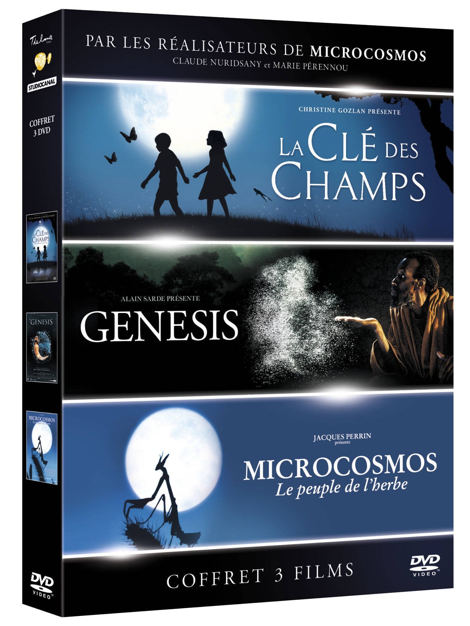 Coffret nature : la clé des champs ; genesis ; microcosmos Films