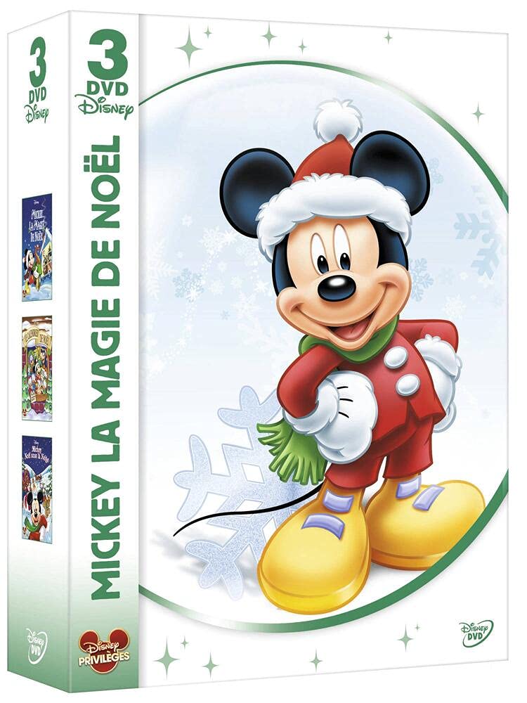 Coffret mickey la magie de noël : la magie de noël ; le calendrier de noël ; noël sous la neige Movies