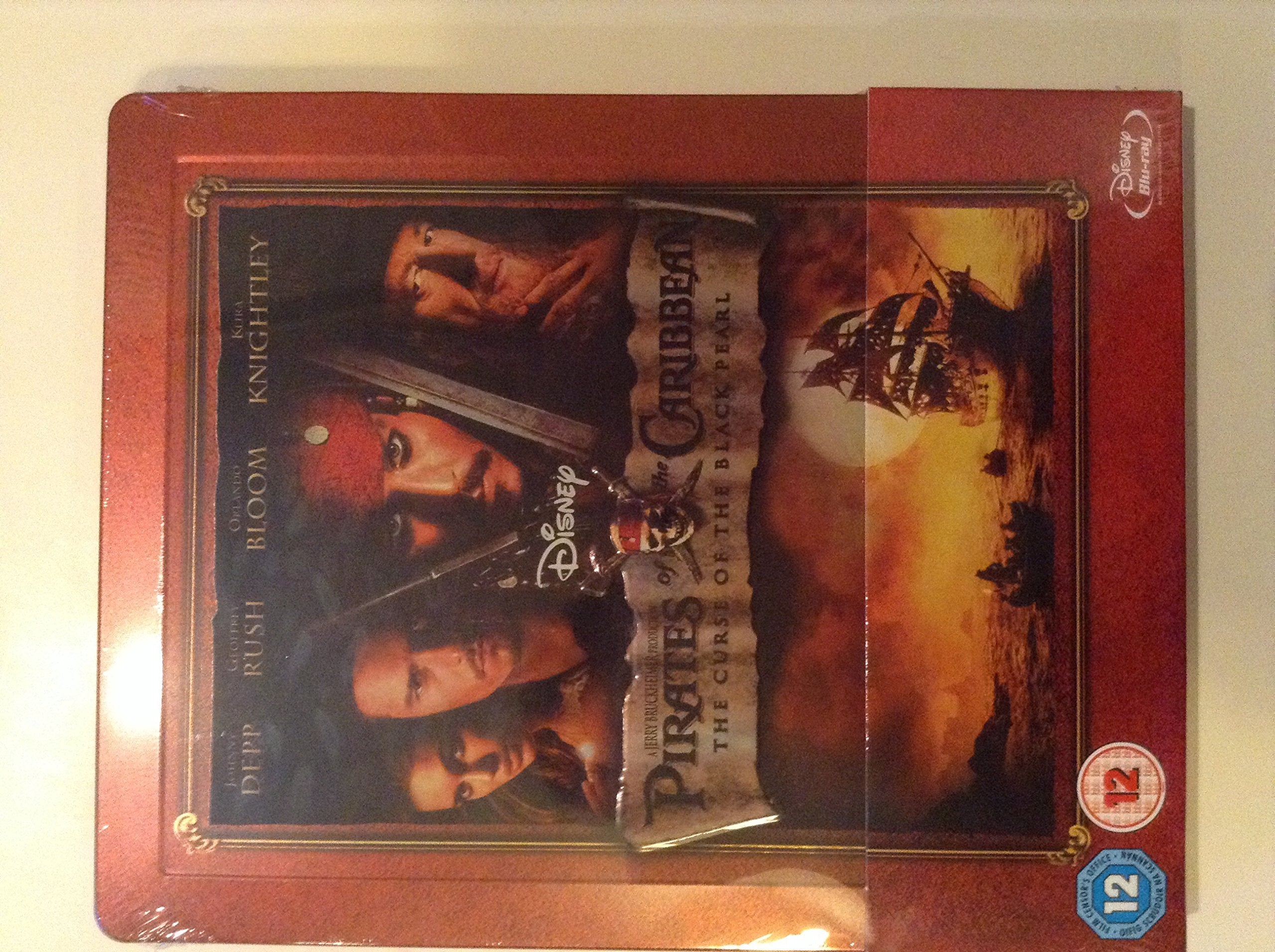 pirates des caraibes: la malédiction du pearl - steelbook blu-ray Films
