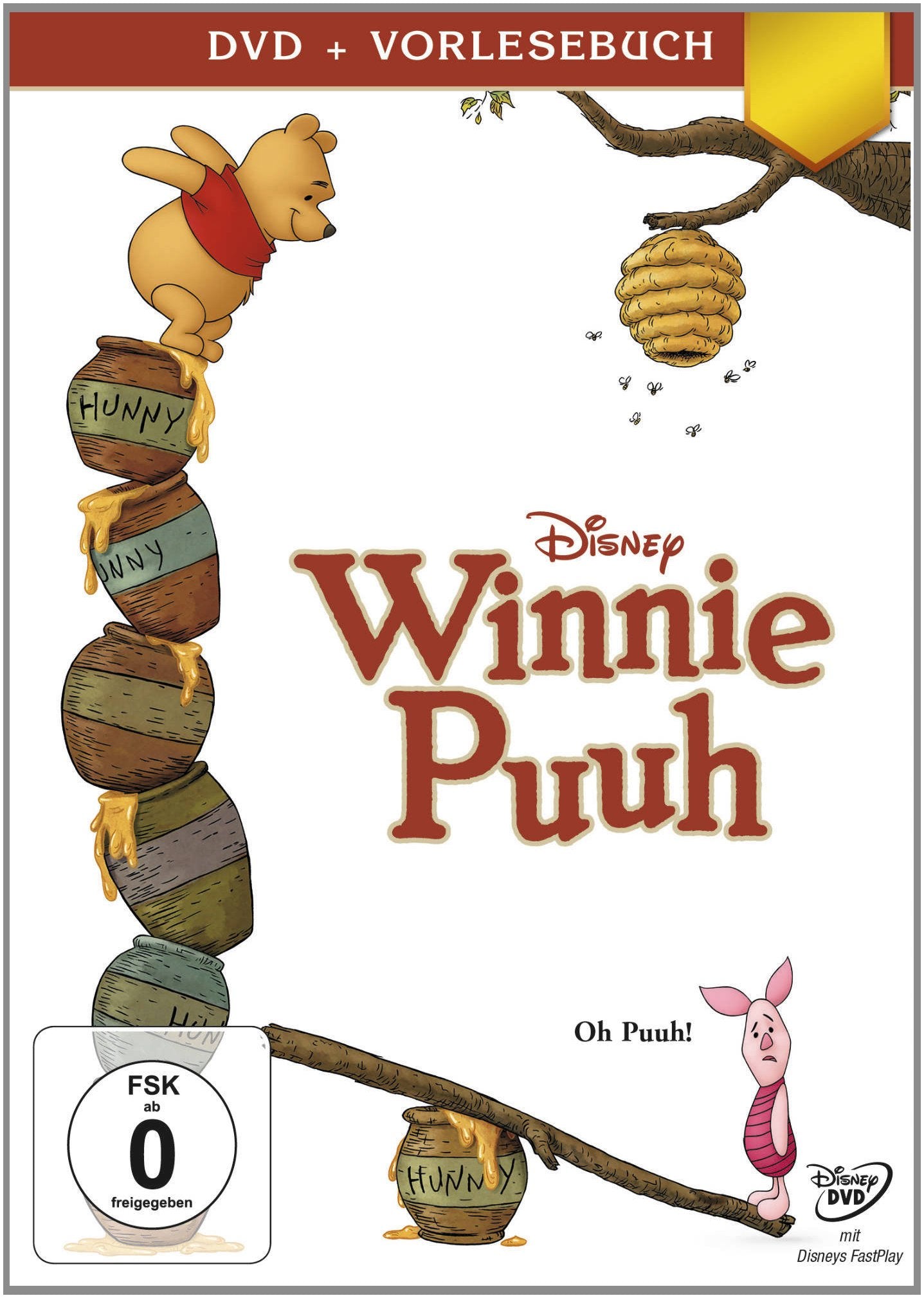 Winnie Puuh (2011) + Vorlesebuch,1 DVD: inkl. Mini-Buch "Auf Honigsuche".USA Films