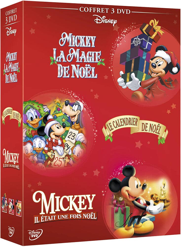 Coffret mickey 3 films : la magie de noël ; le calendrier de noël ; il était une fois noël Films