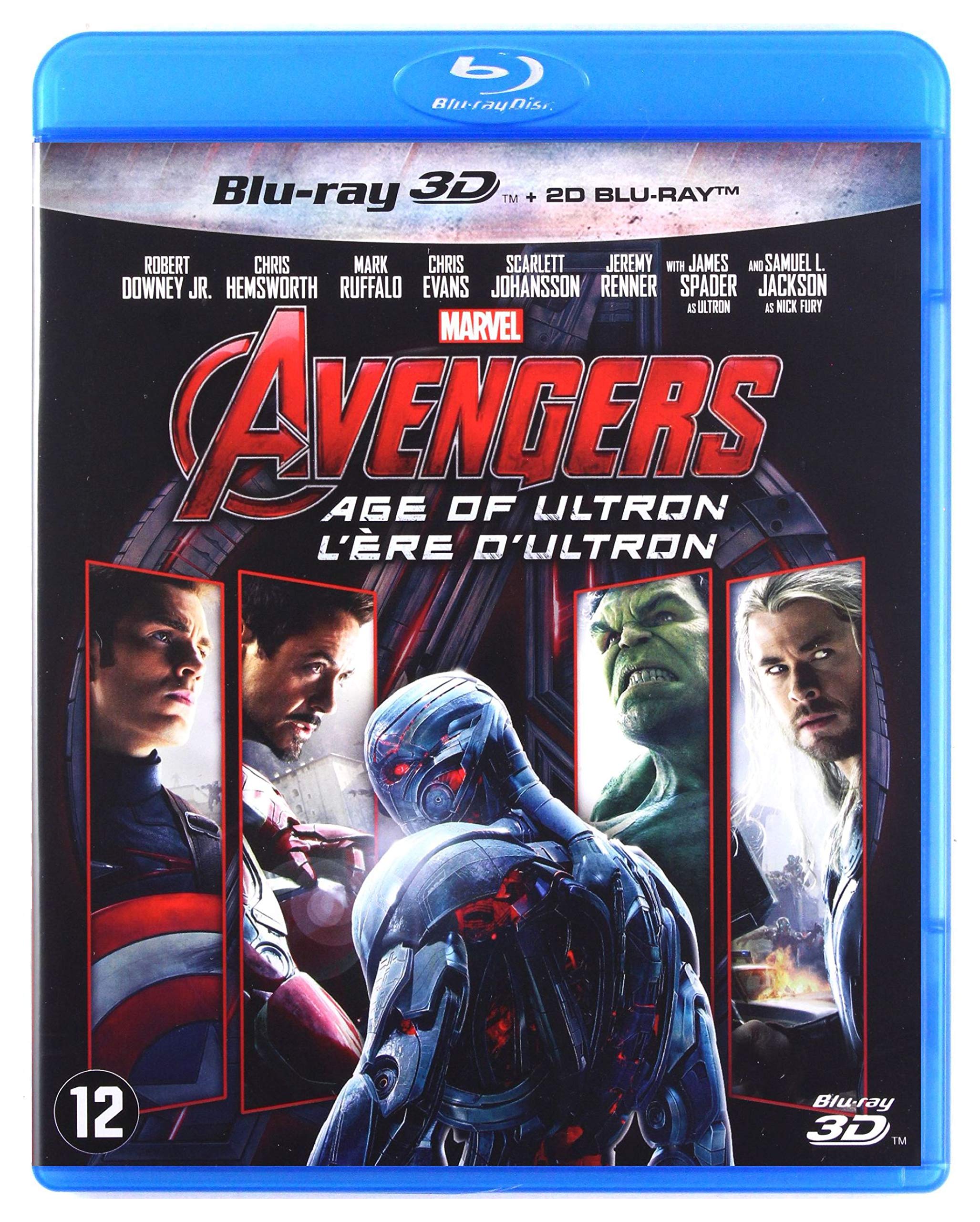 3DBLU-RAY,BLU-RAY - Avengers: Age Of Ultron 3D (1 BLU-RAY) Films