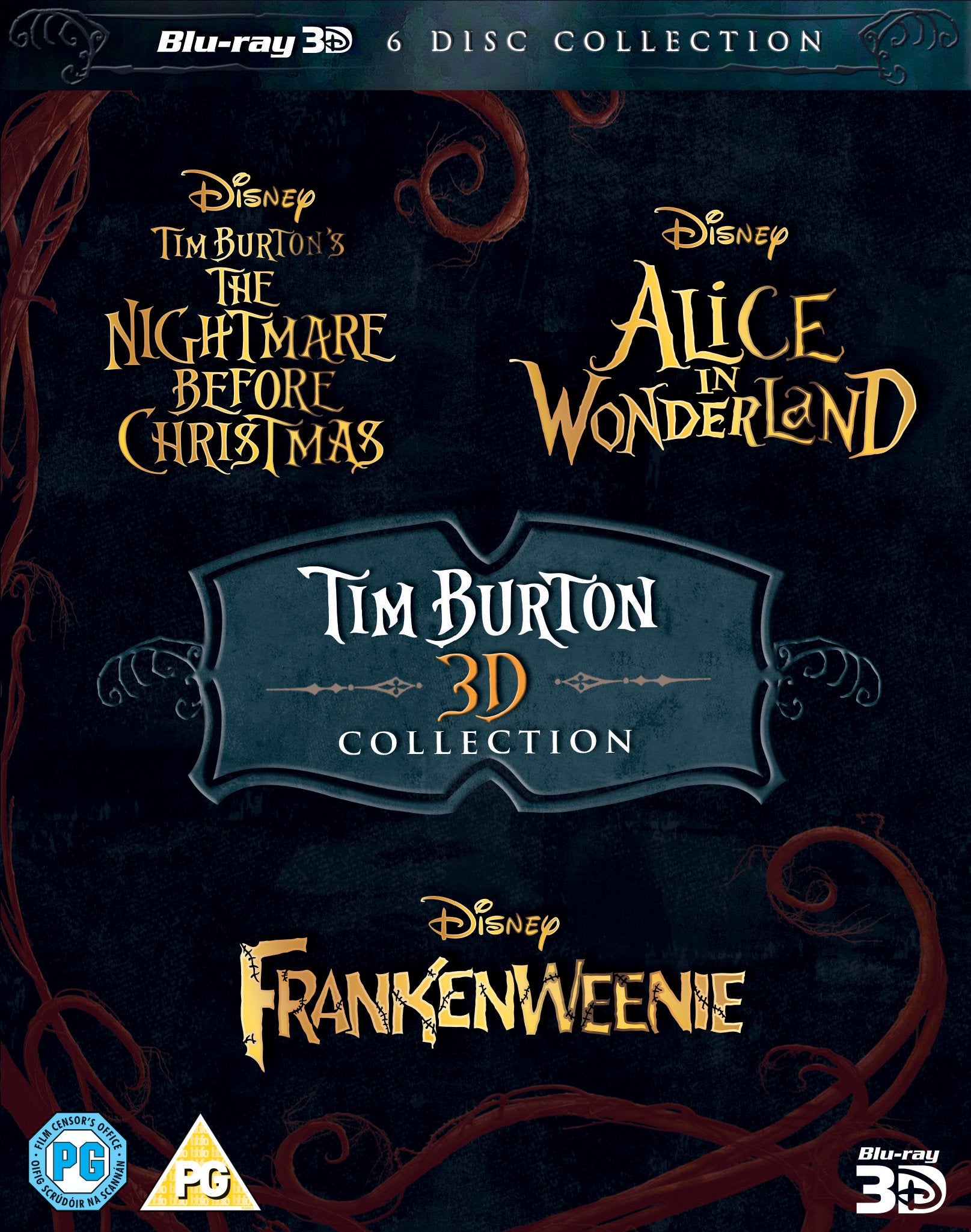 Tim Burton 3D Movie Collection Films