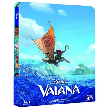 Vaiana / Moana 3D - (2016) ( ) (3D & 2D) (Steelbook Edition) (Blu-Ray) Films