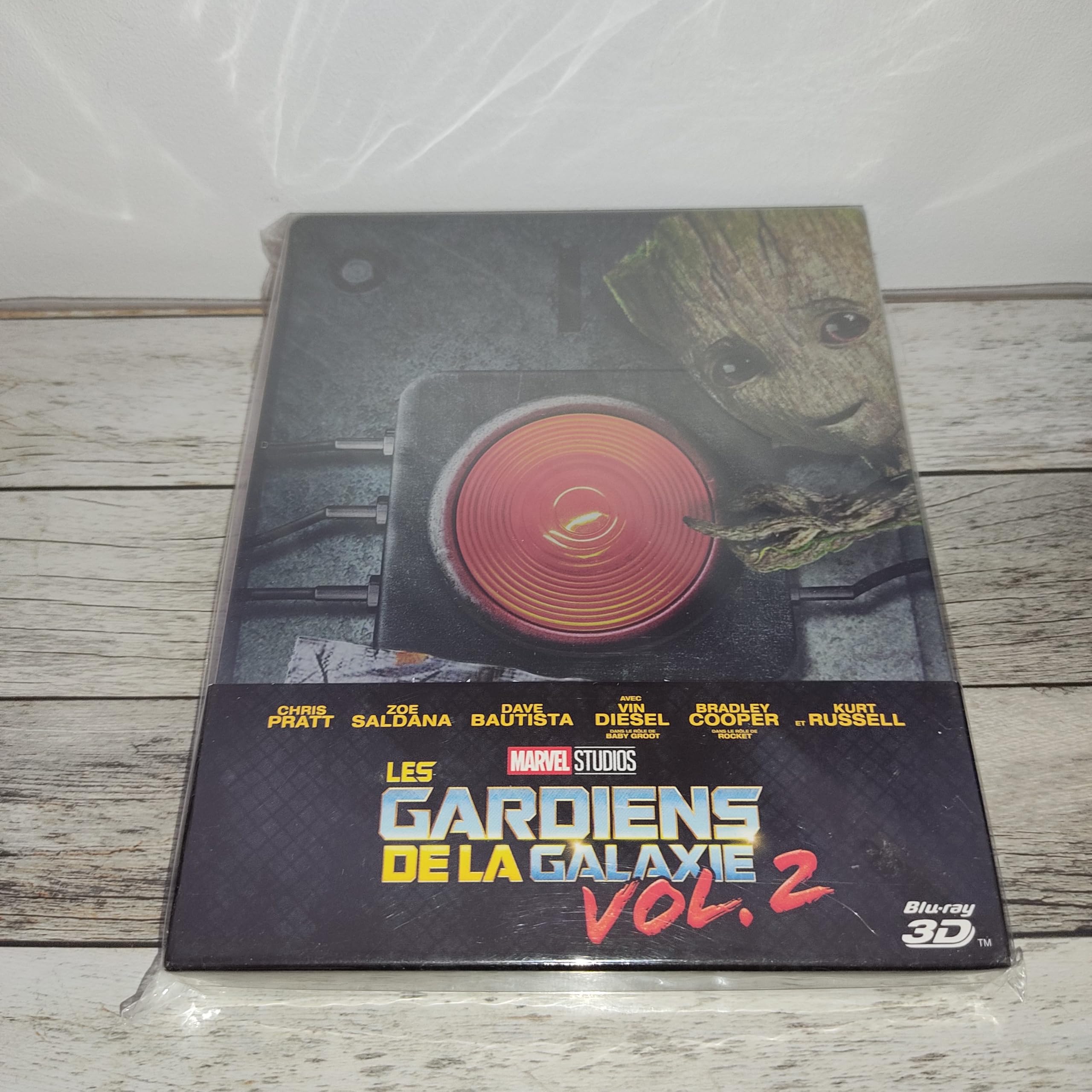 Les Gardiens de la Galaxie Vol.2 Edition Speciale Fnac Steelbook Blu-ray 3D + 2D dvd
