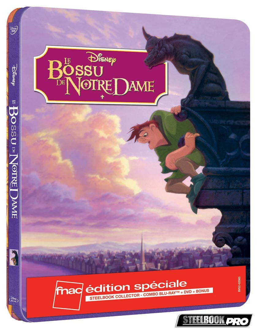 Le bossu de notre dame steelbook Fnac édition dvd