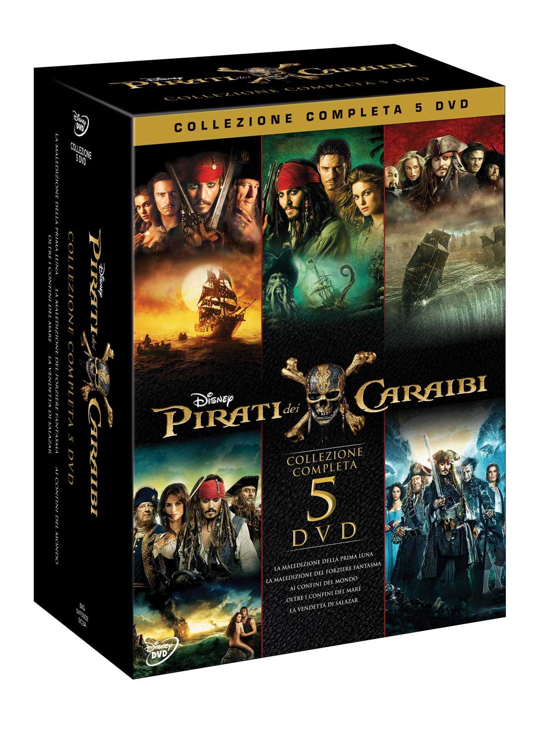 Pirati Dei Caraibi 1-5 (Box 5 DVD) Movies