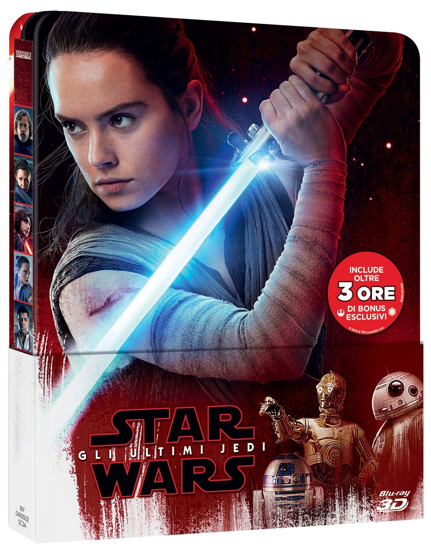 Star Wars VIII-Gli Ultimi Jedi (Steelbook)(3d+Br+Disco Bonus) Films
