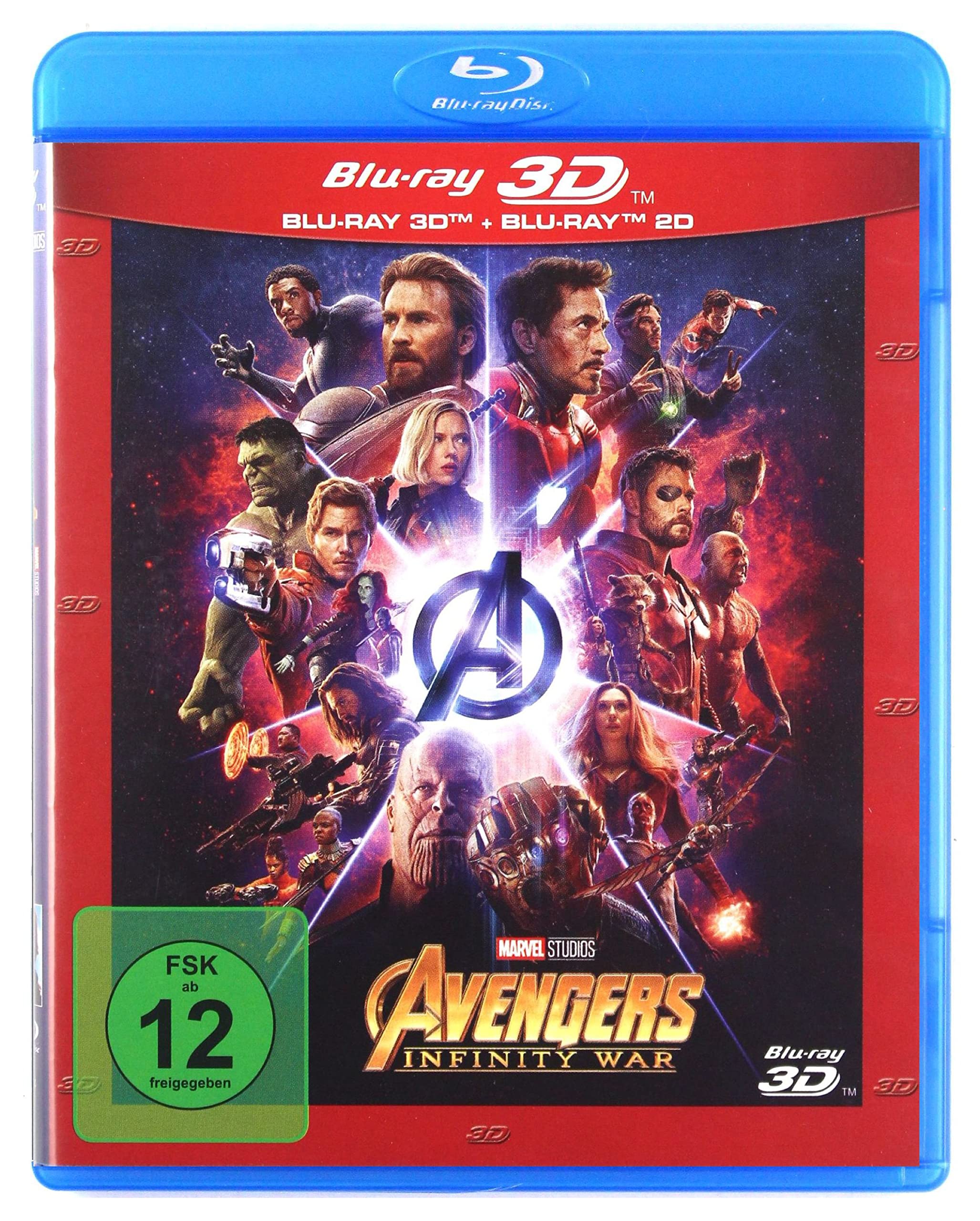 Avengers: Infinity War: Blu-ray 3D + 2D Films