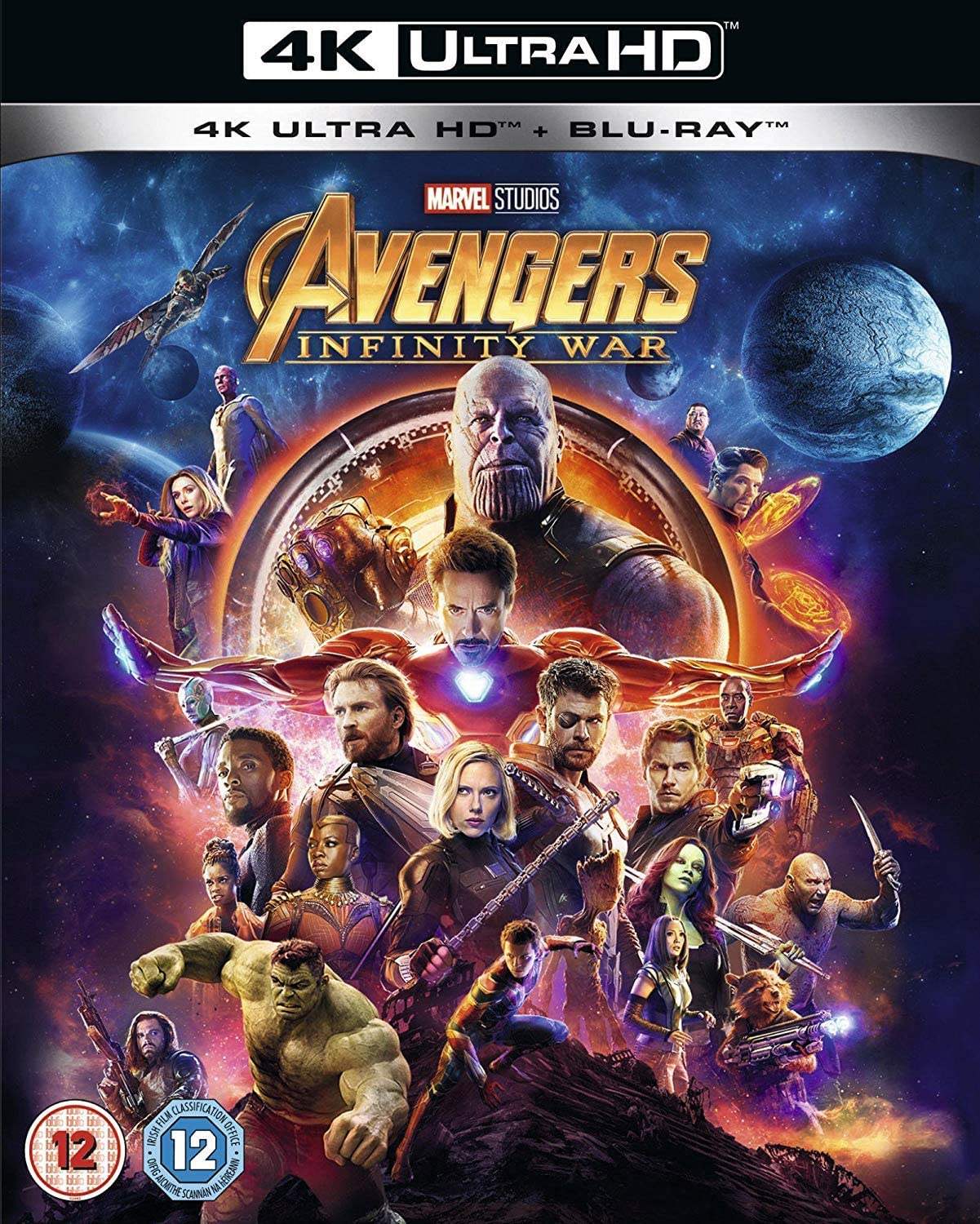 Blu-ray1 - Avengers Infinity War (UHD) (Region Free) (1 BLU-RAY) Films