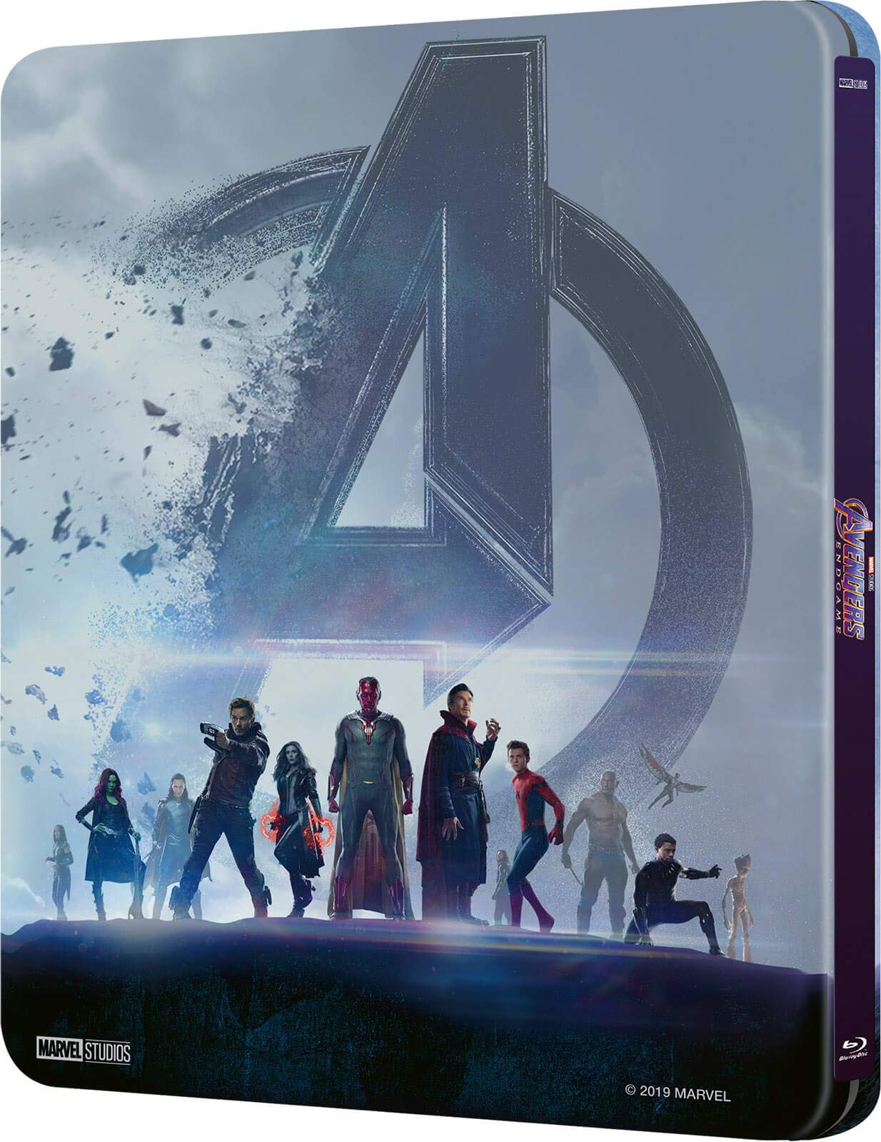 Avengers Endgame 3D Limited Edition Steelbook / Import / Includes 2D Region Free Blu Ray Films