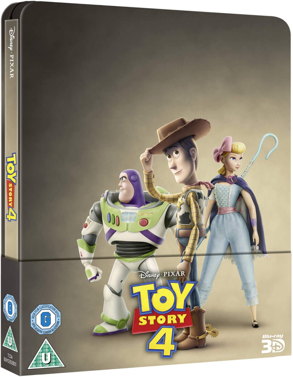 Toy Story 4 / 3D Limited Edition Steelbook / Includes Region Free 2D Blu Ray Films