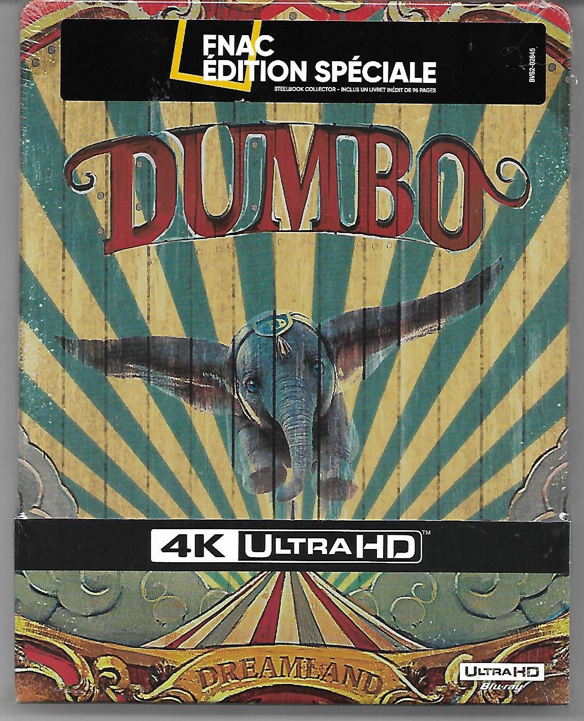 Dumbo 4K Steelbook + Livret - Edition FNAC cd