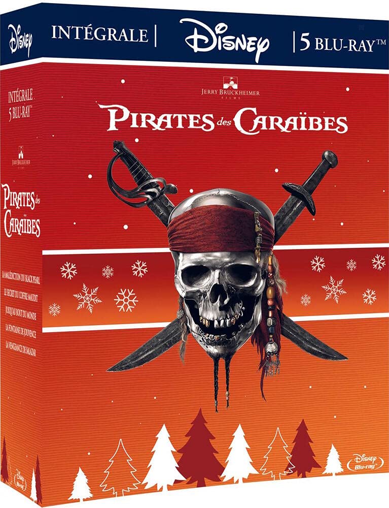 Coffret pirates des caraïbes 1 à 5 Films