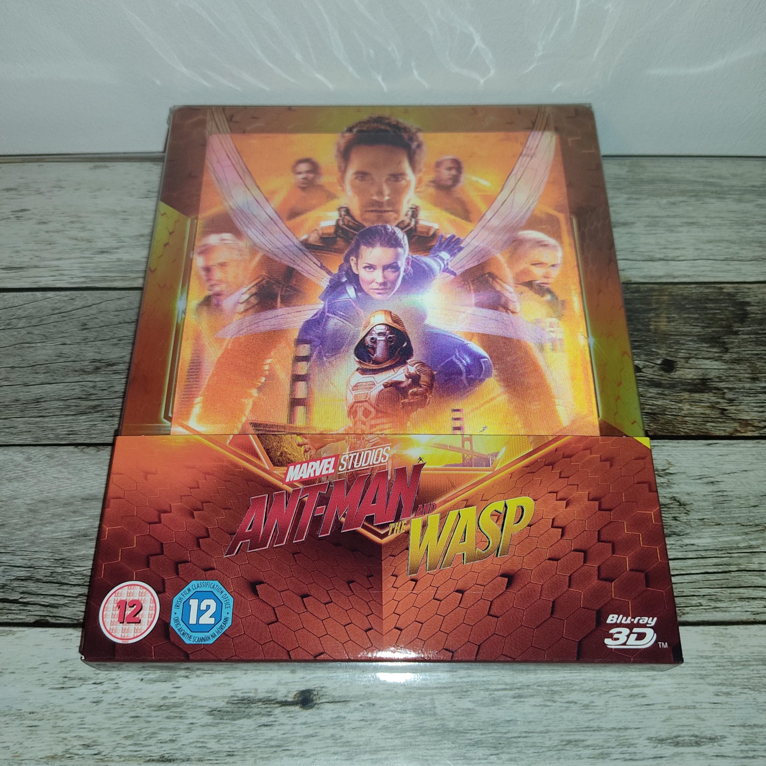 Ant-Man and the Wasp 3D STEELBOOK Embossed Lenticulaire - TBE dvd