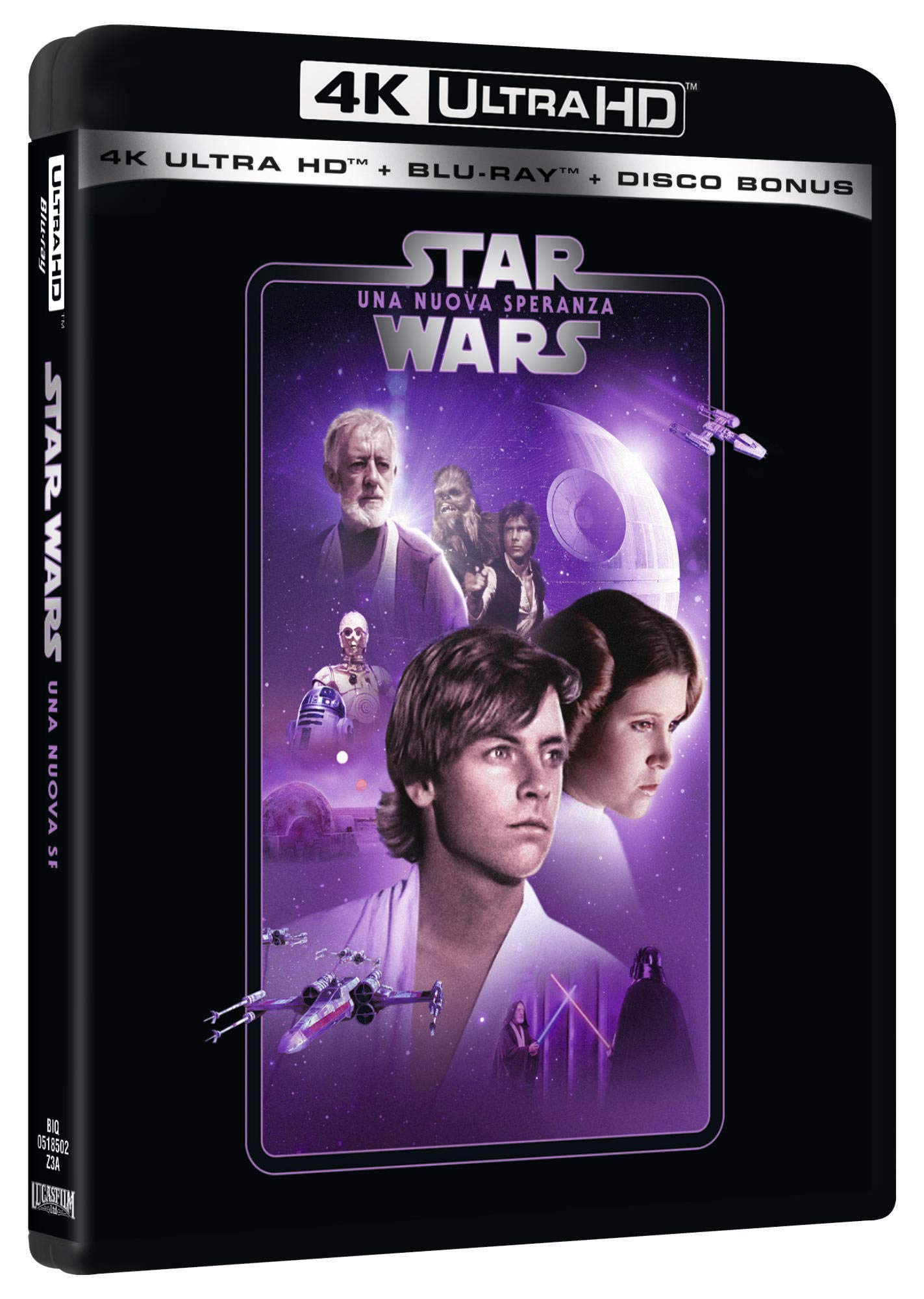 Star Wars Ep. IV Una Nuova Speranza (Repkg 4k+Br+Bonus Disc) dvd